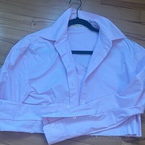Women's Pink Button Down Shirt